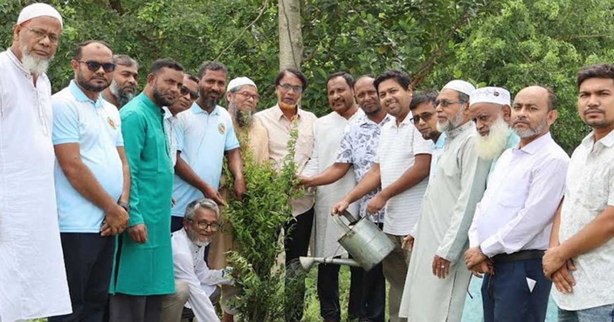 সিংড়ায় ২৫ কোটি বৃক্ষরোপণ কর্মসূচির অংশ হিসেবে বৃক্ষরোপণ কার্যক্রম শুরু